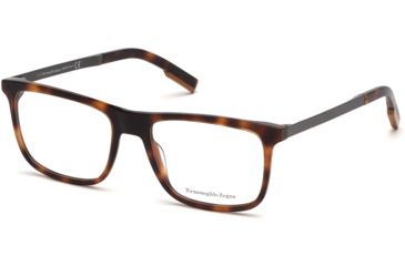 Image of Ermenegildo Zegna EZ5142 Eyeglass Frames - Dark Havana Frame Color, Dark Havana Lens Color