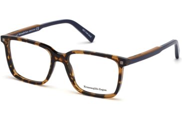 Image of Ermenegildo Zegna EZ5145 Eyeglass Frames - Coloured Havana Frame Color, Coloured Havana Lens Color