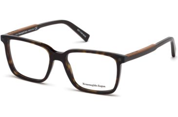 Image of Ermenegildo Zegna EZ5145 Eyeglass Frames - Dark Havana Frame Color, Dark Havana Lens Color