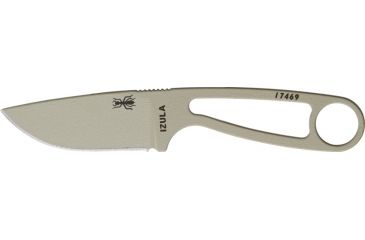 Image of Esee Izula Desert Tan Fixed Blade Knife, 2.5in, Drop Point, Skeletonized Handle RCIDT