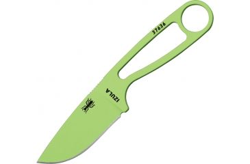 Image of Esee Izula Venom Green Fixed Blade Knife, 2.5in, Drop Point, Skeletonized Handle ESIZVG