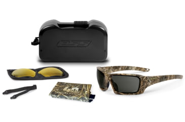 Image of ESS 40Th Anniversary Rollbar Realtree Max-7 Sunglasses, Realtree Camo Frame / Mirrored Brass / Smoke Gray , Medium/Large, EE9018-26