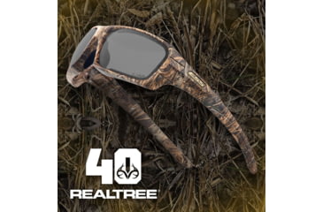 Image of ESS 40Th Anniversary Rollbar Realtree Max-7 Sunglasses, Realtree Camo Frame / Mirrored Brass / Smoke Gray , Medium/Large, EE9018-26