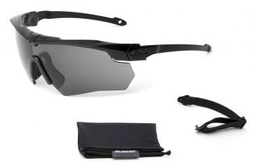Image of ESS Crossbow Suppressor ONE Ballistic Eyeshields, Smoke Gray EE9007-03