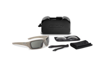 Image of ESS Rollbar NARO Safety Glasses, Tan, Unisex, EE9039-06