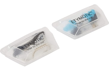 Image of Etymotic Research ER20 High-Fidelity Earplugs, White/Blue, Standard, Large, ER20-COMBO