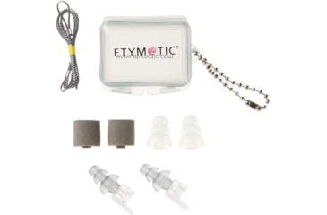 Image of Etymotic Research ER20XS High-Fidelity Earplugs, Clear/Frost, Standard, Large, ER20XS-UF-C