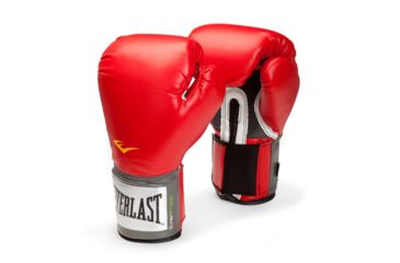 Image of Everlast Pro Style Training Gloves, Red, 16oz 302116