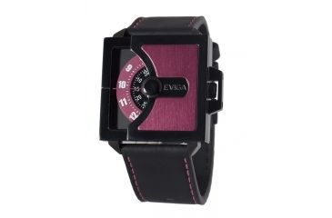 Image of Eviga Jz0104 Jazz Mens Watch - Black Band, Pink Bezel