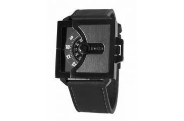 Image of Eviga Jz0110 Jazz Mens Watch - Black Band, Gray Bezel