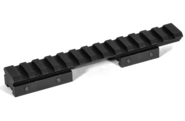 Image of Evolution Gun Works HD Picatinny Scope Mount, CZ 452/CZ 453/CZ 511/CZ 512, Standard Action, 20 MOA, Matte Black Hardcoat, 80902