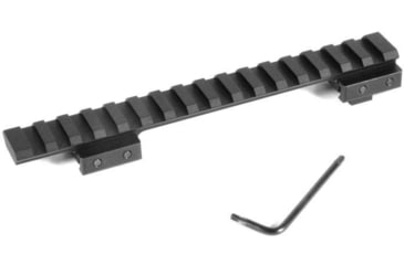 Image of Evolution Gun Works HD Picatinny Scope Mount, CZ 550/Mossberg Model 590, Magnum Action, 20 MOA, Matte Black Hardcoat, 80922