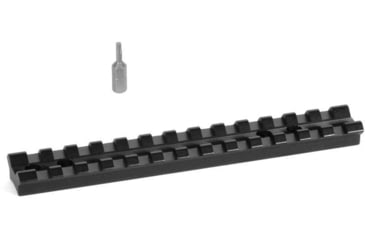 Image of Evolution Gun Works Picatinny Rail Scope Mount, Browning BAR/BLR Rifle, Long Action, 20 MOA, 5.488in, Aluminum, Matte Black, 43502