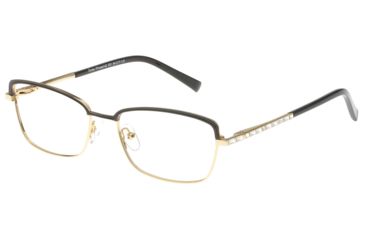 Image of Exces Princess 142 Bifocal Prescription Eyeglasses, Black/Gold Frame, EXP142301BI