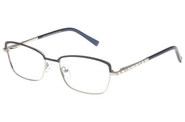 Image of Exces Princess 142 Bifocal Prescription Eyeglasses, Navy/Silver Frame, EXP142205BI