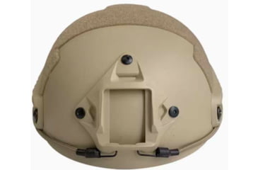 Image of ExecDefense USA High Cut Ballistic Helmet w/ Side Rails &amp; NVG, III-A, Tan, L, EXH-09708-TL