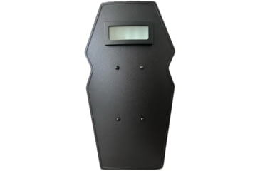 Image of ExecDefense USA V-Cut Ballistic Shield, Level III-A, Black, 31.5 H x 19.5 W, E-VC-01