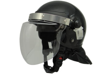 Image of ExecDefense USA Mini-Bubble Riot Helmet, Black, Universal Size, EDX-MBR09
