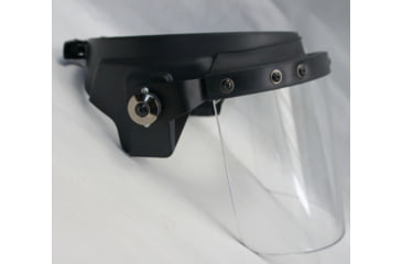 Image of ExecDefense USA Riot Visor, Compatible PASGT / MICH Helmet, Transparent, Universal Size, E-RV-C