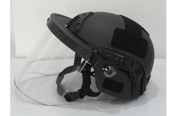 Image of ExecDefense USA Riot Visor, Compatible PASGT / MICH Helmet, Transparent, Universal Size, E-RV-C