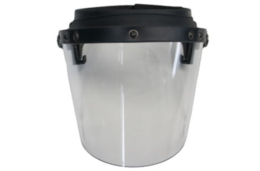 Image of ExecDefense USA Riot Visor, Compatible PASGT / MICH Helmet, Transparent, Universal Size, E-RV-C