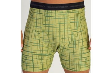 Image of ExOfficio Give-N-Go Boxer Brief - Men's-Texture/Avocado-Small