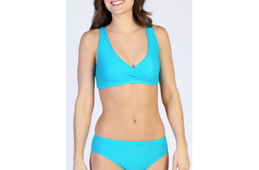 Image of Give-N-Go Cross Over Bra - Womens-Chlorine-X-Small