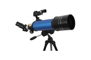 Image of ExploreOne CF400 Blue Carbon Fiber Pan Handle AZ Mount Telescope, 70mm, 88-10072-CF
