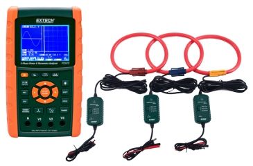 Image of Extech Instruments 3000A 3-Phase Graphical Power Analyzer/Datalogger Kit, PQ3470-30