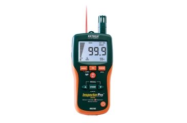 Image of Extech Instruments Moisture Meter, Pinless W/Memory, MO295