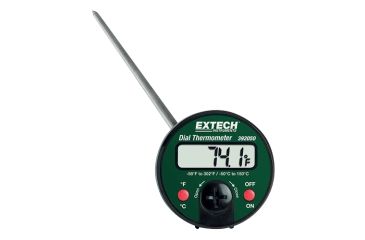 Image of Extech Instruments Thermometer, Stem 2in Digital Dial, C/F, 392050