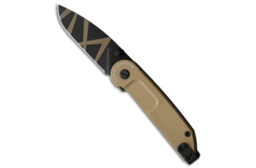 Image of Extrema Ratio Extrema Ratio BF1 CD Desert Warfare Liner Lock Knife Bronze Alum 2.8" Black, Bronze, Bohler N690, adult, BHQ-138613