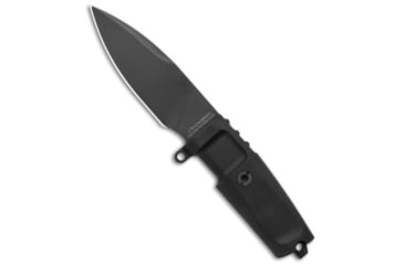 Image of Extrema Ratio Extrema Ratio Shrapnel Fixed Blade Knife Black Forprene 3.75" Black Testudo, Black, Bohler N690, adult, BHQ-46518