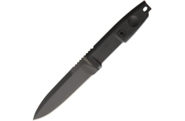 Image of Extrema Ratio Scout 2 Fixed Blade Knife, Scout, 9.25in Overall, 4.75in Black N690 SS Spear Point Blade, Black Forprene Handle, Mil-C-13924 Burnished Blade, Black Nylon, Black, 0481/BLK