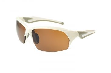 Image of Extreme Optiks EOG 12 Sunglasses, Shiny White Frame, Smoke HD with Silver Mirror Flash Lens, 10228951.FGX