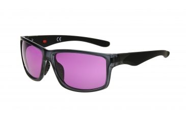 Image of Extreme Optiks EOG 14 Sunglasses, Dark Grey/Black Rubber Frame, Violet lense Lens, 10237310.QTS