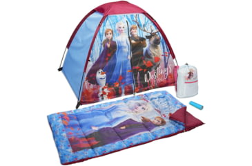 Image of Exxel Outdoors Disney Frozen II Graphics 4 Piece Camp Kit, D-4SLGFRZ9A