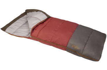 Image of Exxel Outdoors Lodgepole 40-50 Degrees Sleeping Bag, Red, 80x35in, 74941120