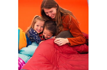 Image of Exxel Outdoors Lodgepole 40-50 Degrees Sleeping Bag, Red, 80x35in, 74941120