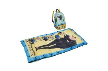 Image of Exxel Outdoors Universal Despicable Me 3 kids 2-Piece Oxford Pack Kit, Blue/Yellow, U-2PCDM37A