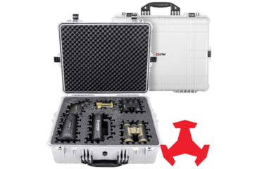 Image of Eylar 24in Extra Large Hard Case Equipped w/Ragar XP Crosslinked Foam Insert, White, SA00041-WHI-RG-XP
