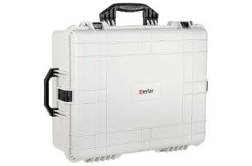 Image of Eylar Extra Large 24in Waterproof Hard Camera and Gear Case w/Foam, Polar White, SA00041-WHI