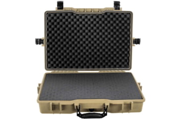 Image of Eylar Large 21.5in Waterproof Laptop Style Protective Gear Hard Case w/Foam, Tan, SA00024-TAN