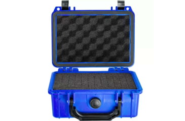 Image of Eylar Small 8.12in Waterproof Gear Hard Case w/Foam, Blue, SA00011-BLU