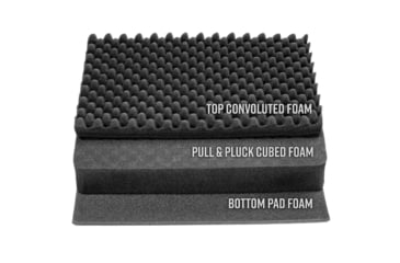 Image of Eylar Standard 20in Waterproof Laptop Style Gear Hard Case w/Foam, Black, SA00025