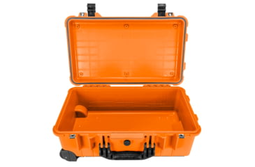 Image of Eylar Standard 22in Waterproof Carry-On Travel Roller Gear Hard Case w/Foam, Orange, SA00034-ORG