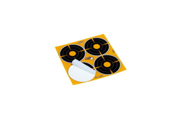 Image of EZ-Aim Allen Adhesive Splash Bullseye Target, Orange, 3X3, 15326