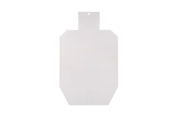 Image of EZ-Aim Coroplast IPSC Silhouette Shooting Target 18 x 30 Inches, White, Single Pack, 15575