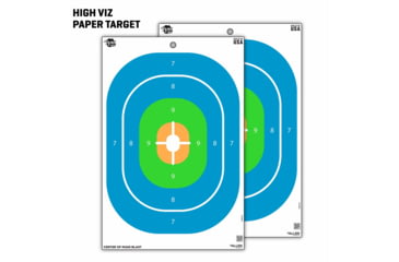 Image of EZ-Aim Fun Group Paper Shooting Targets, 12inW x 18inH, 8-Targets, Multi, 15643