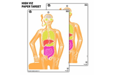 Image of EZ-Aim Fun Imposing Figures Paper Shooting Target Assortment, 12inW x 18inH, 8-Pack, Multi, 15645